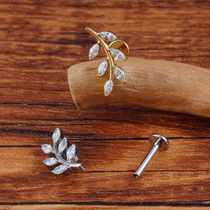 6 Petals Titanium Threaded Labret