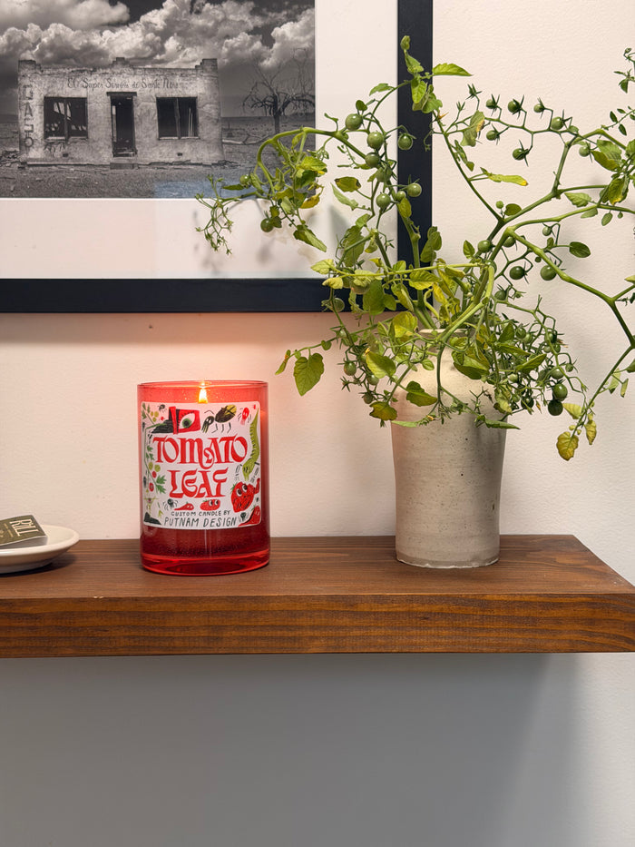 Tomato Leaf Candle