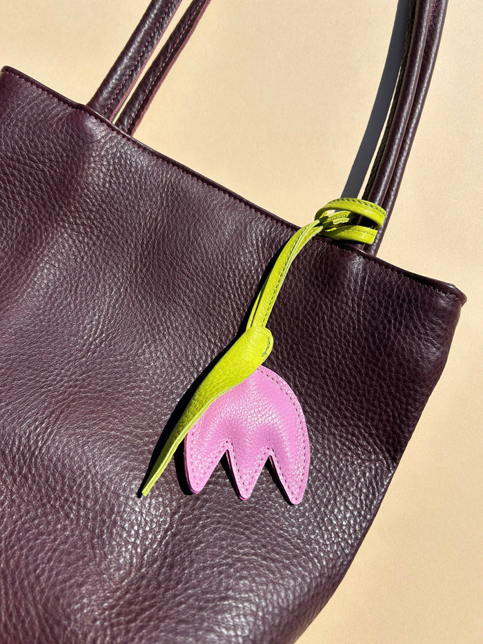 Bag Charm - Sorbet Tulip