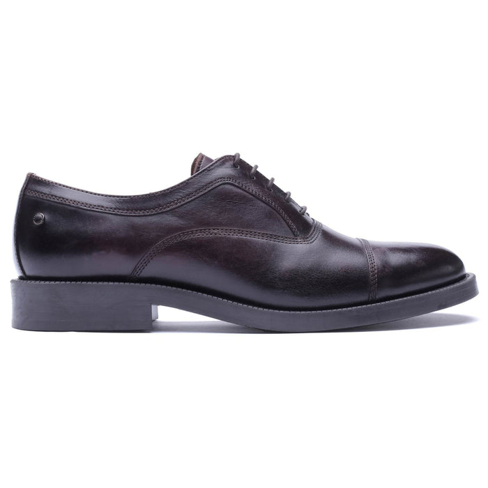 Base London Roma Leather Men's Washed Brown Oxford Shoes