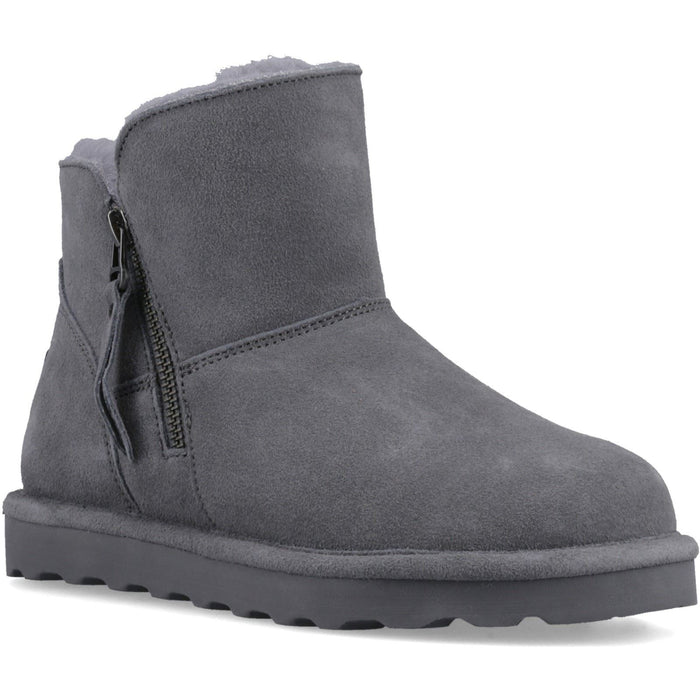 Bearpaw Magnolia Suede Women's Grey Winter Ankle Boots