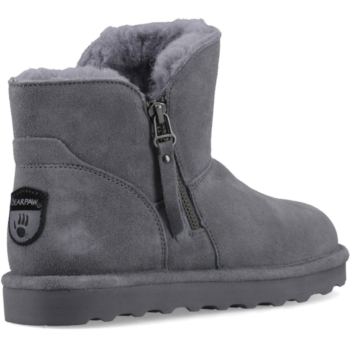 Bearpaw Magnolia Suede Women's Grey Winter Ankle Boots