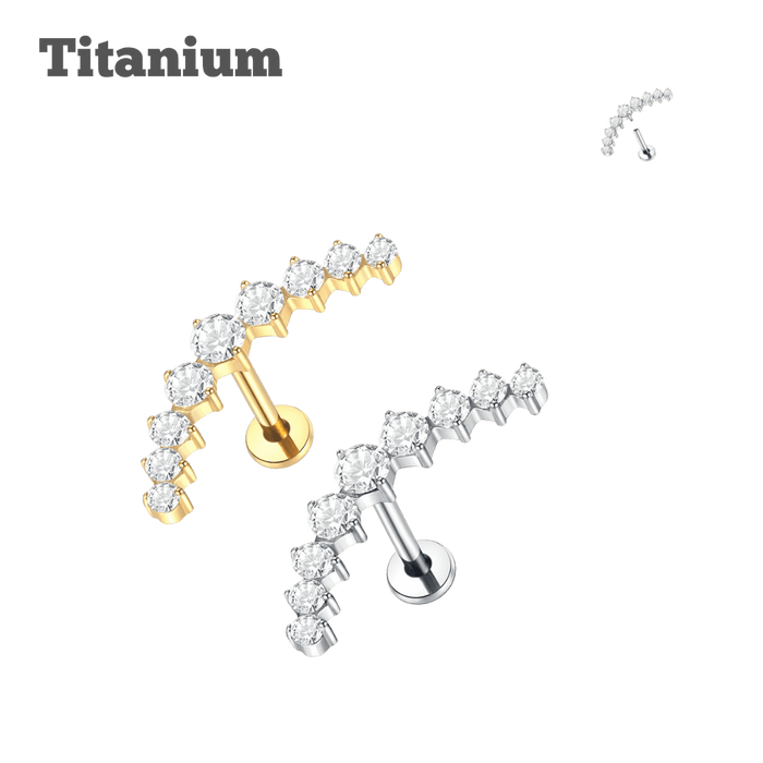 helix piercing jewelry big constellation titanium threaded labret
