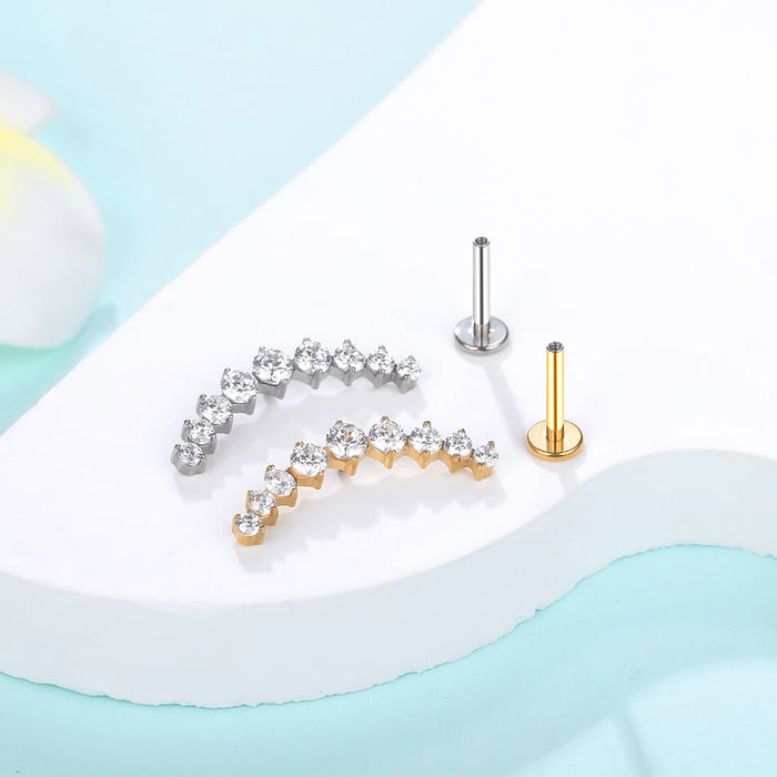 Big Constellation Titanium Threaded Labret