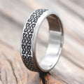 Celtic Love Knot Engraved Wedding Band - Titanium (6mm)- Size 8 3/4-Staghead Designs