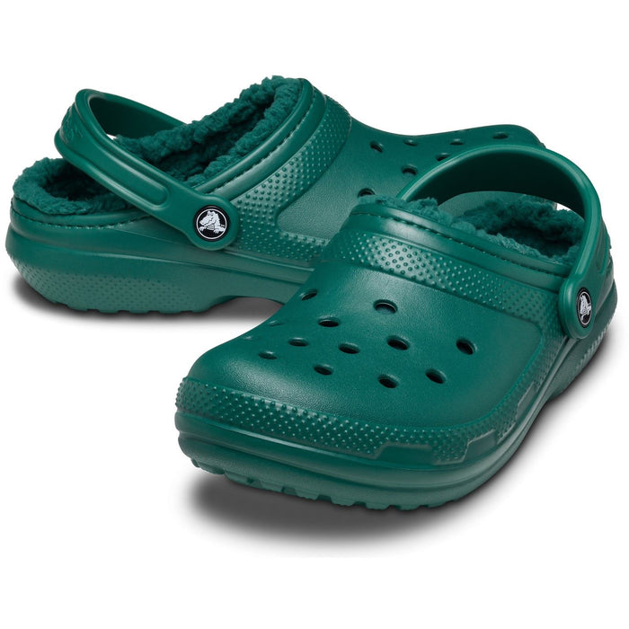 Crocs Classic Lined Synthetic Women's Emerald Clogs