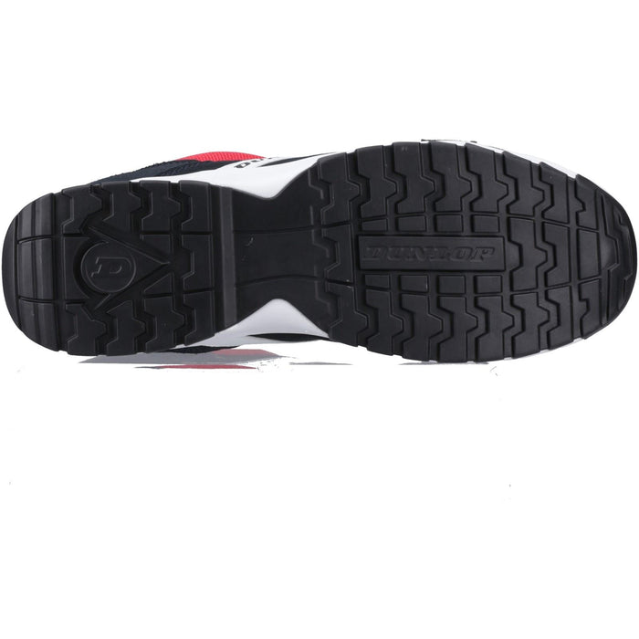 Dunlop Street Response Suede Men's Dark Blue/Red/White Safety Trainers