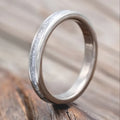 "Eterna" - Diamond Dust Stacking Band (3MM) - Titanium - Size 8-Staghead Designs