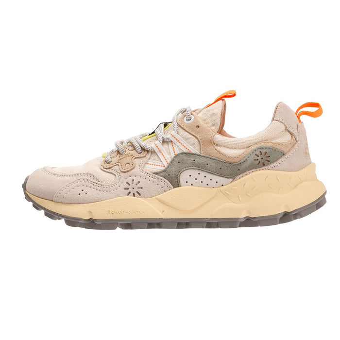 Flower Mountain Yamano 3 Off White/Green Trainers
