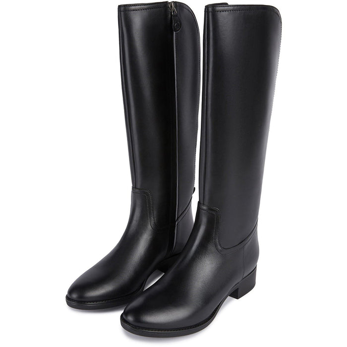 Geox D Felicity Leather Women's Black Boots