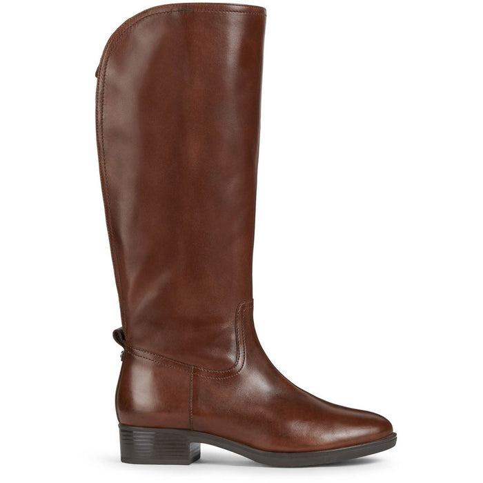 Geox D Felicity Leather Women's Brown Boots