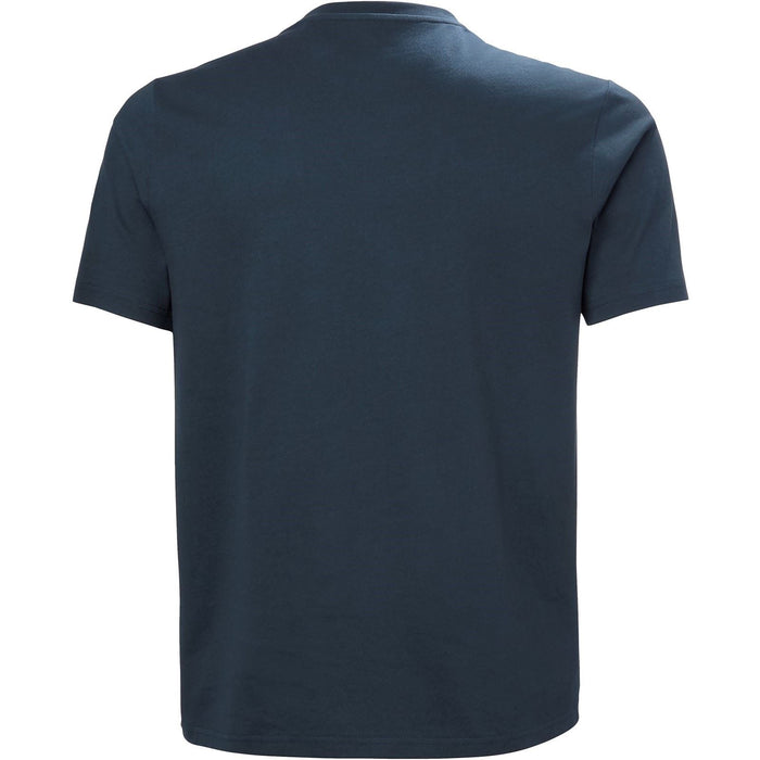 Helly Hansen Sport Staple T-Shirt Cotton Men's Blue Short Sleeve T-Shirts