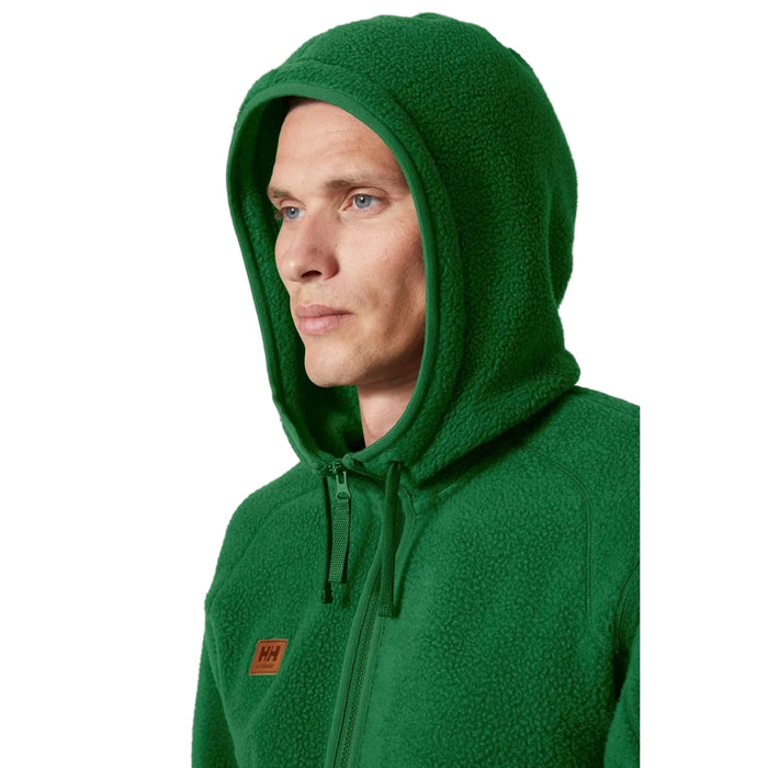 Helly Hansen Workwear Heritage Pile Hoodie Men's Green Fleece Jacket