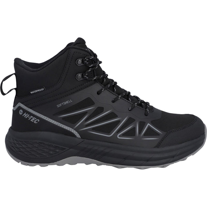 Hi-Tec Litespeed Mid Polyester Men's Black/Carbon Grey Hiking Boots