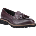 Hush Puppies Ginny Leather Women's Plum Wide Fit Loafers
