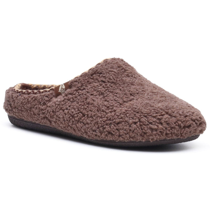 Hush Puppies Good Textile Women's Chocolate Slippers