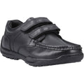 Hush Puppies Maddox Leather Black Moccasins Shoes