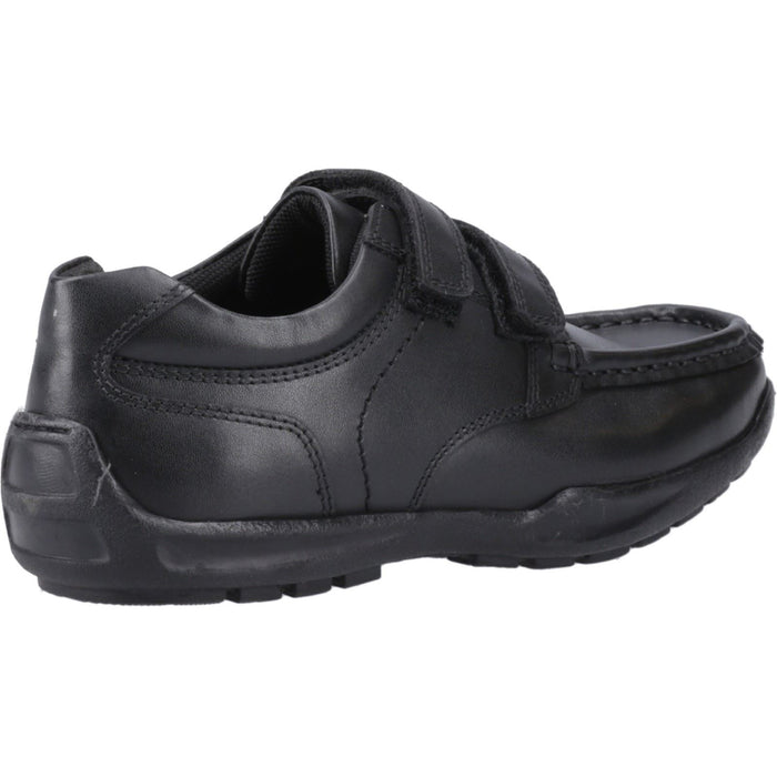 Hush Puppies Maddox Leather Black Moccasins Shoes