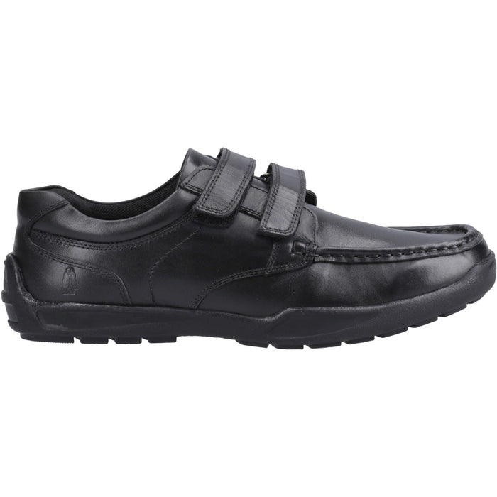 Hush Puppies Maddox Leather Black Moccasins Shoes