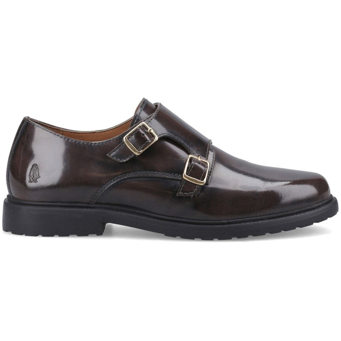 Hush Puppies Verity Hi-Shine Leather Women's Chocolate Shoes