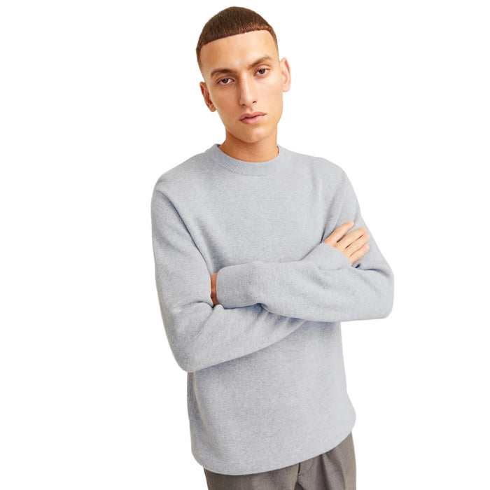 Jack & Jones Milano Stitch Cotton Men's Grey Sweatshirt