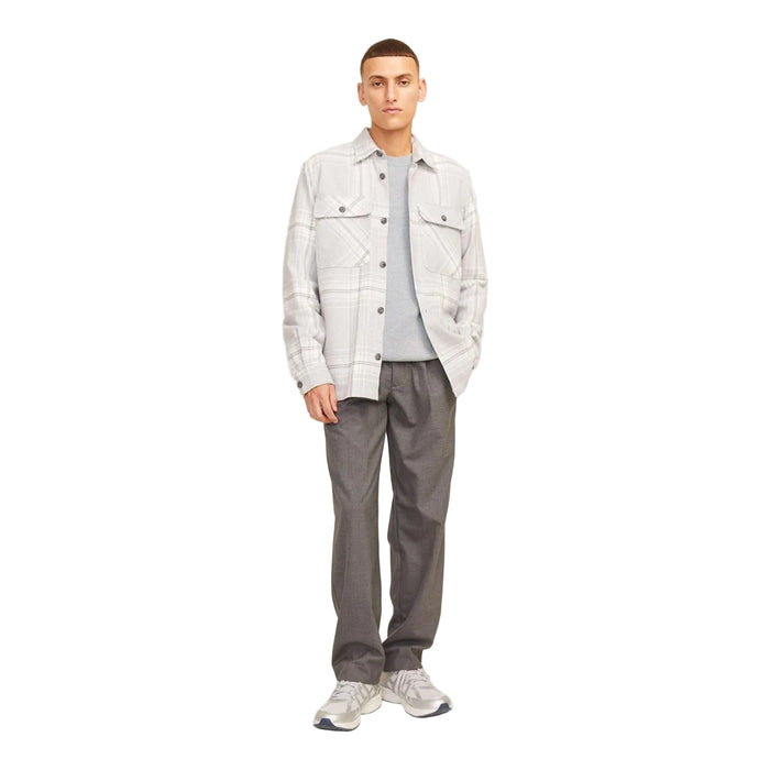 Jack & Jones Milano Stitch Cotton Men's Grey Sweatshirt