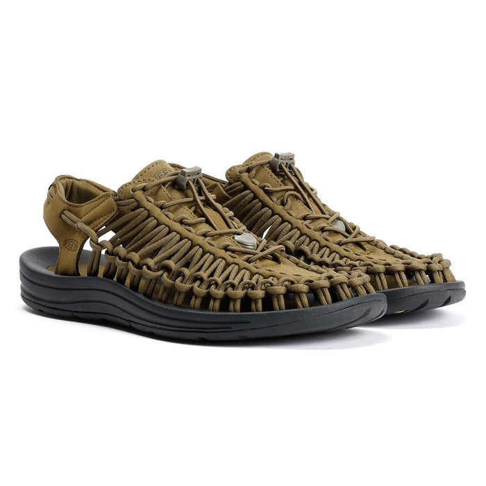 Keen Uneek Men's Dark Olive/Black Sandals