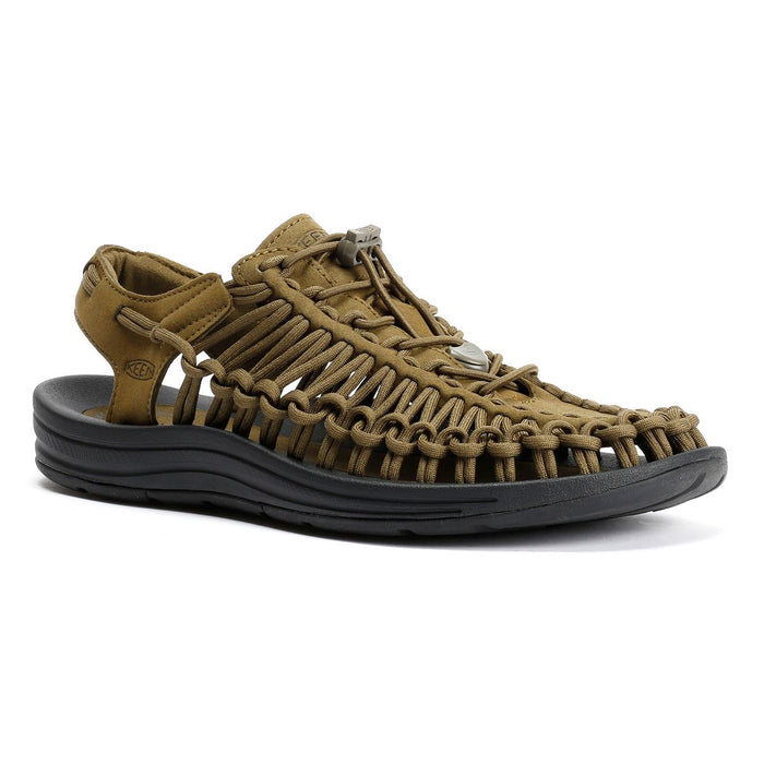 Keen Uneek Men's Dark Olive/Black Sandals