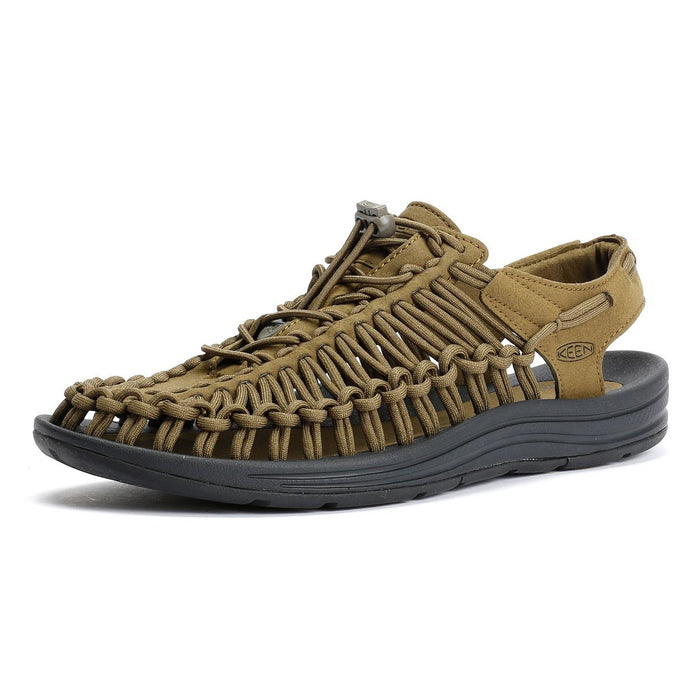 Keen Uneek Men's Dark Olive/Black Sandals