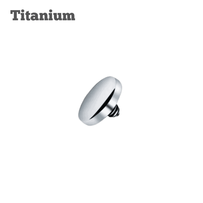 Plain Round Titanium Dermal Top
