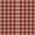 Red Kraft Gingham Tissue Paper
