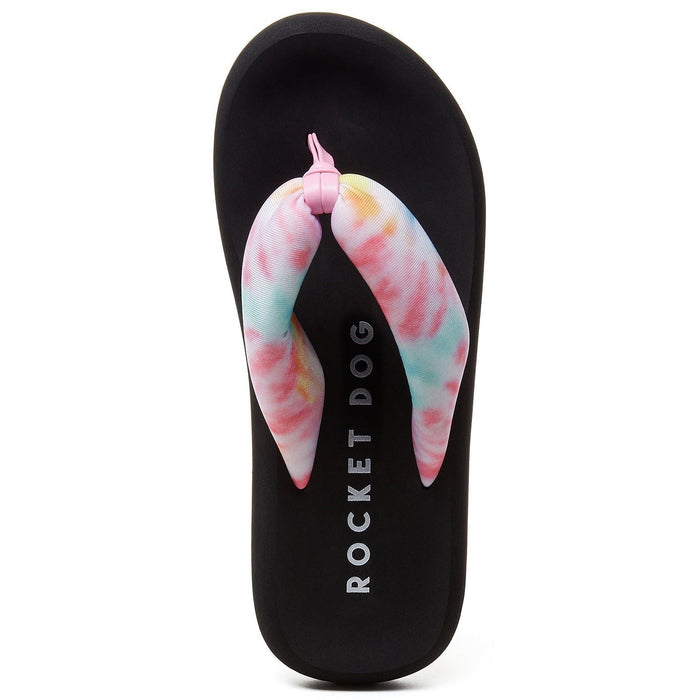 Rocket Dog Sunset Puff Tucker Textile Women's Pastel/Multi Flip Flops