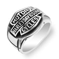 Silver Men Harley-Davidson Ring