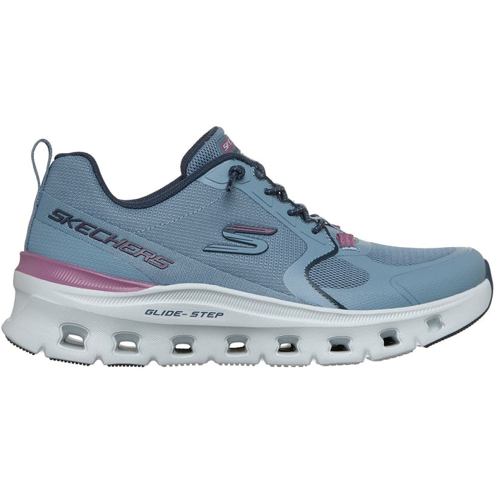 Skechers Glide-Step Pro Textile Women's Slate Mesh/Magenta Trim Trainers