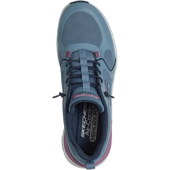Skechers Glide-Step Pro Textile Women's Slate Mesh/Magenta Trim Trainers