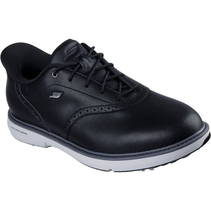 Skechers GO Golf Prestige Leather Men's BLACK Golf Shoes
