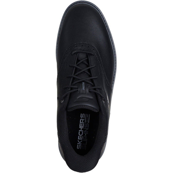 Skechers GO Golf Prestige Leather Men's BLACK Golf Shoes