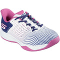 Skechers Slip-ins Relaxed Fit Viper Court Reload Womens White/Navy/Pink Trainers