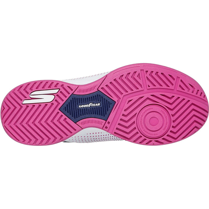 Skechers Slip-ins Relaxed Fit Viper Court Reload Womens White/Navy/Pink Trainers