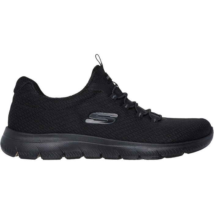 Skechers Summits Summer Blush Textile Women's Black Trainers