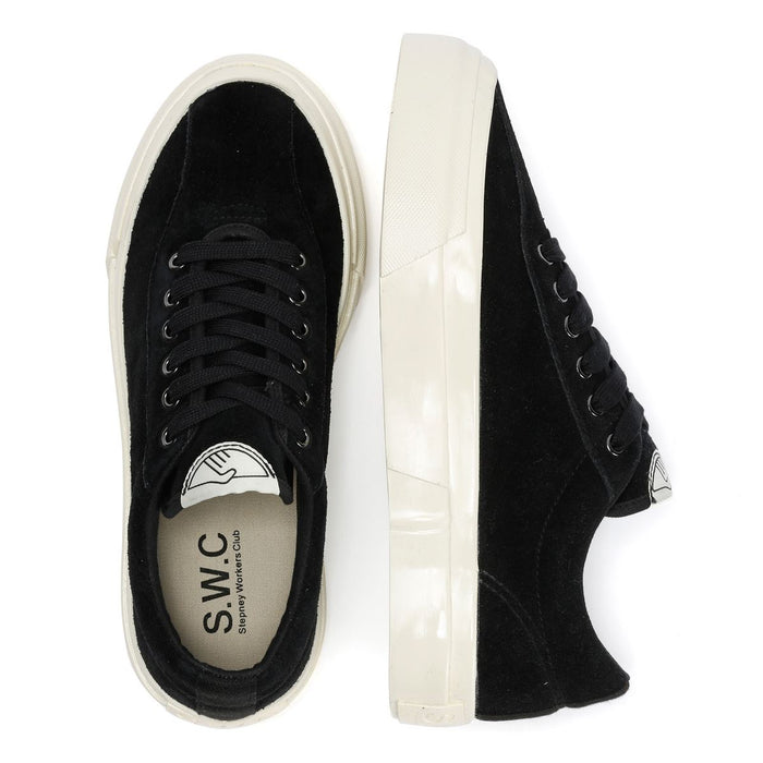 Stepney Workers Club Dellow L Suede Women's Black Trainers