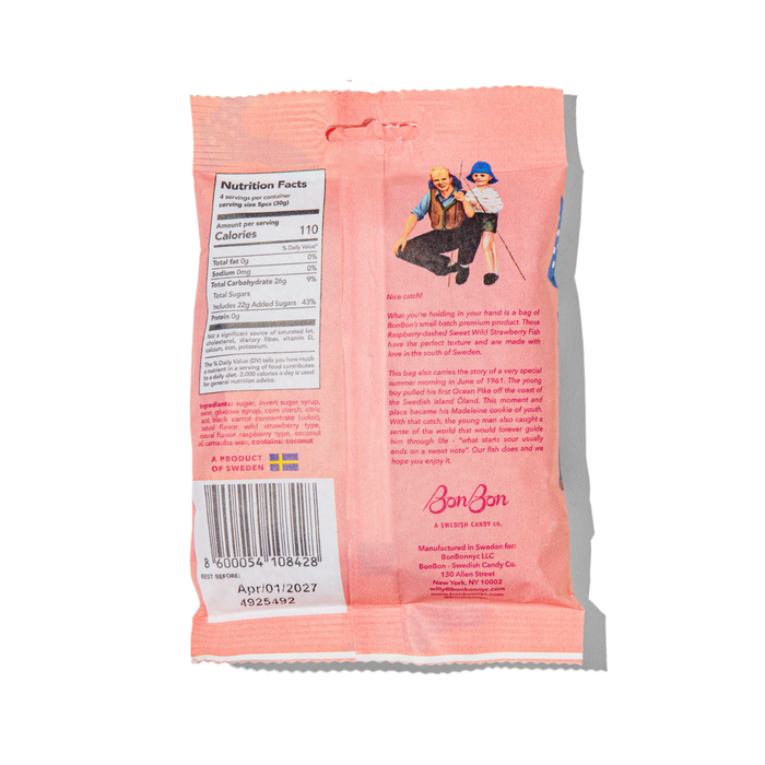 Sweet Wild Strawberry Fish Candy