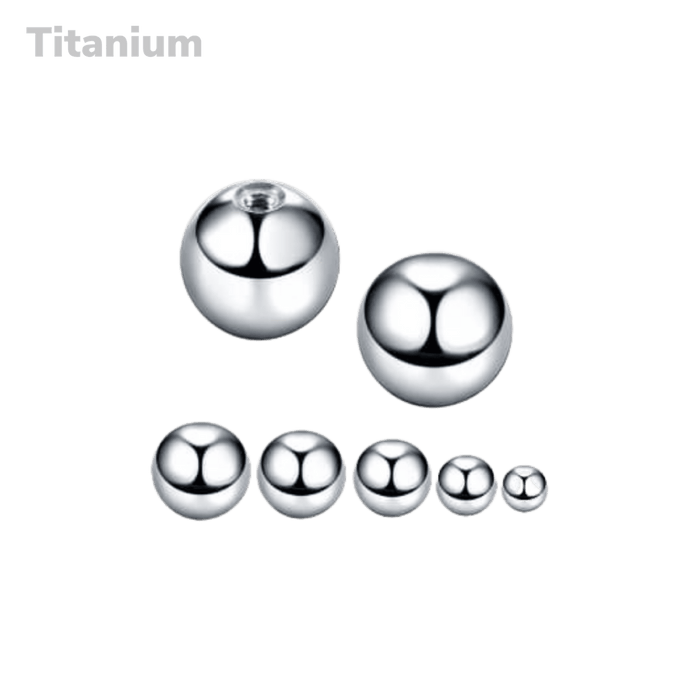 titanium ball ends earring spare parts