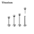 Titanium Ball Top Threadless Labret