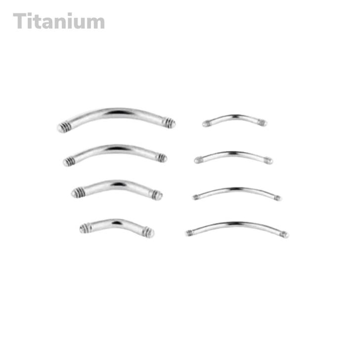 spare parts titanium curved bar