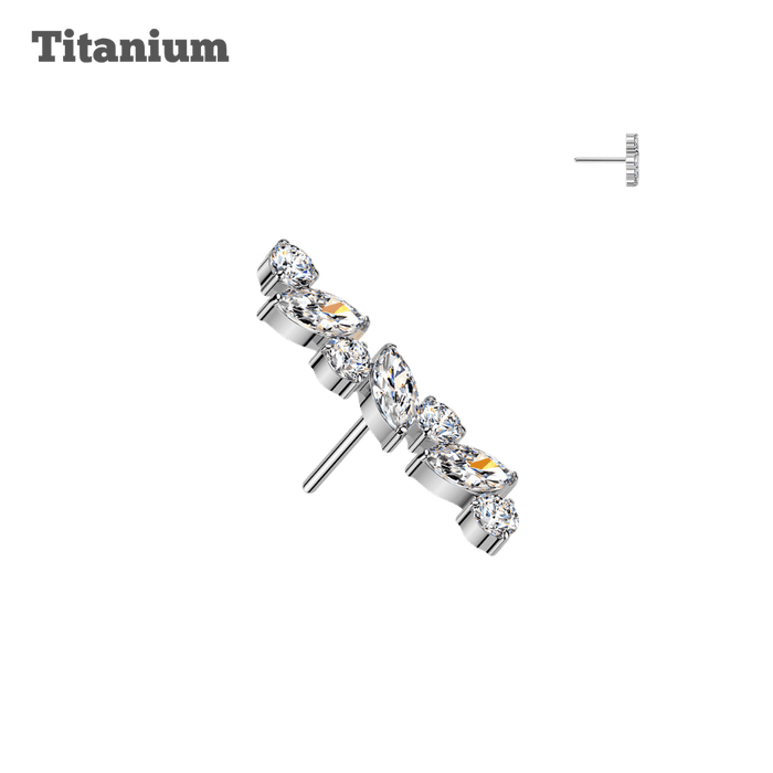 Titanium Lyra Threadless Top