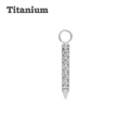 Titanium Spike Peg Charm