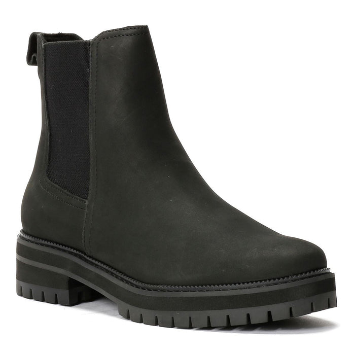 TOMS Bennet Leather Women's Black Boots