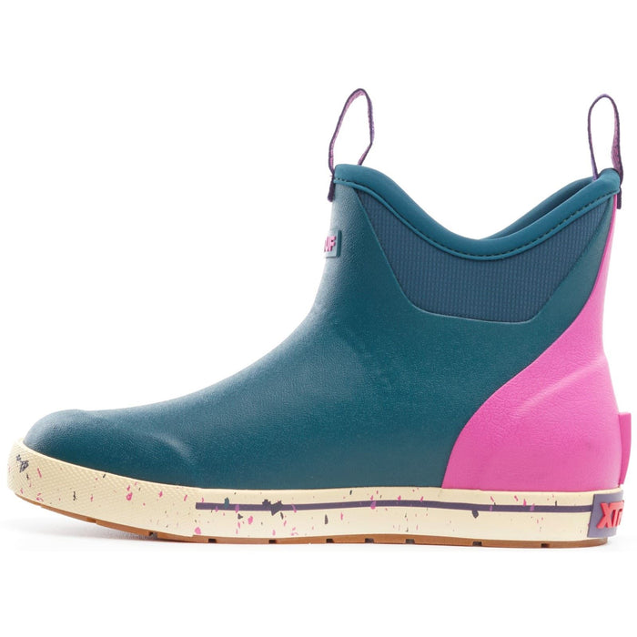 Xtratuf Ankle Deck Camp Boot Rubber Women's Teal Wellington Boots